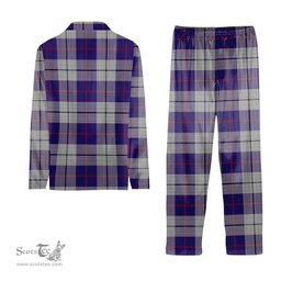ScotsTee Shop Scottish MacRae Dress Purple 1 Tartan Pajama Satin Velvet Flannel Pajama Set