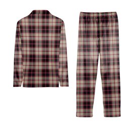 ScotsTee Shop Scottish MacPherson Hunting Ancient Tartan Pajama Satin Velvet Flannel Pajama Set