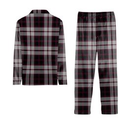 ScotsTee Shop Scottish MacPherson of Pitmain Tartan Pajama Satin Velvet Flannel Pajama Set