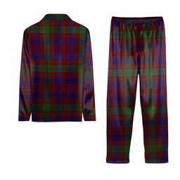 ScotsTee Shop Scottish MacTier of Durris Tartan Pajama Satin Velvet Flannel Pajama Set