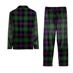 ScotsTee Shop Scottish Martin Hunting Tartan Pajama Satin Velvet Flannel Pajama Set