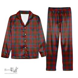 ScotsTee Shop Scottish Matheson 1831 Tartan Pajama Satin Velvet Flannel Pajama Set