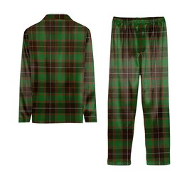 ScotsTee Shop Scottish MacPhee Hunting Ancient Tartan Pajama Satin Velvet Flannel Pajama Set