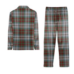ScotsTee Shop Scottish McBain Dress Tartan Pajama Satin Velvet Flannel Pajama Set