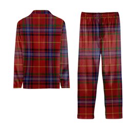 ScotsTee Shop Scottish Maynard Tartan Pajama Satin Velvet Flannel Pajama Set