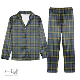 ScotsTee Shop Scottish MacSporran Ancient Tartan Pajama Satin Velvet Flannel Pajama Set