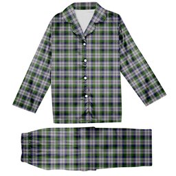 ScotsTee Shop Scottish MacNaughton Dress Tartan Pajama Satin Velvet Flannel Pajama Set