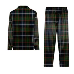 ScotsTee Shop Scottish MacRae Hunting Tartan Pajama Satin Velvet Flannel Pajama Set