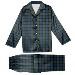 ScotsTee Shop Scottish McNicol Hunting Tartan Pajama Satin Velvet Flannel Pajama Set