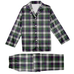 ScotsTee Shop Scottish McCallum Dress Modern Tartan Pajama Satin Velvet Flannel Pajama Set