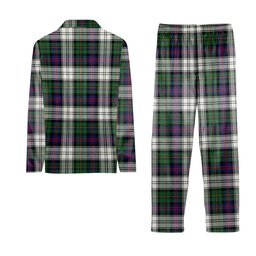 ScotsTee Shop Scottish McCallum Dress Modern Tartan Pajama Satin Velvet Flannel Pajama Set