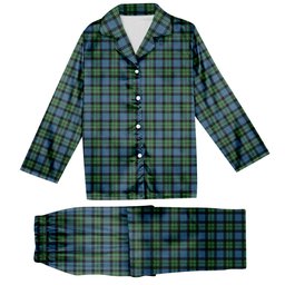 ScotsTee Shop Scottish McKay Ancient Tartan Pajama Satin Velvet Flannel Pajama Set