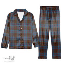 ScotsTee Shop Scottish McGregor Hastie Tartan Pajama Satin Velvet Flannel Pajama Set