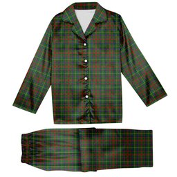 ScotsTee Shop Scottish McIntosh Hunting Tartan Pajama Satin Velvet Flannel Pajama Set