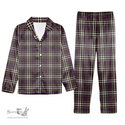 ScotsTee Shop Scottish McDonell of Glengarry Dress  Modern Tartan Pajama Satin Velvet Flannel Pajama Set