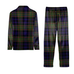 ScotsTee Shop Scottish McClellan Tartan Pajama Satin Velvet Flannel Pajama Set
