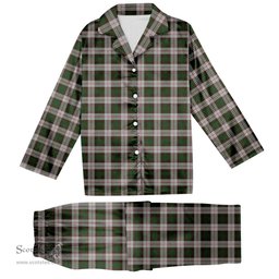 ScotsTee Shop Scottish McKinnon Dress Tartan Pajama Satin Velvet Flannel Pajama Set
