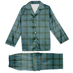 ScotsTee Shop Scottish McInnes Ancient Tartan Pajama Satin Velvet Flannel Pajama Set