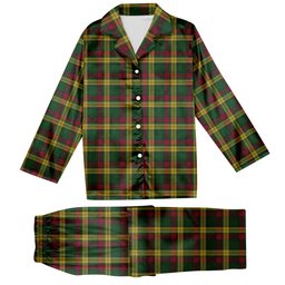 ScotsTee Shop Scottish McMillan Ancient Tartan Pajama Satin Velvet Flannel Pajama Set