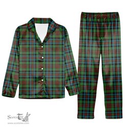 ScotsTee Shop Scottish McDuff Hunting Ancient Tartan Pajama Satin Velvet Flannel Pajama Set