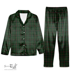 ScotsTee Shop Scottish McGeorge Tartan Pajama Satin Velvet Flannel Pajama Set