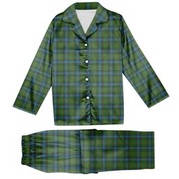 ScotsTee Shop Scottish McMillan Hunting Ancient Tartan Pajama Satin Velvet Flannel Pajama Set