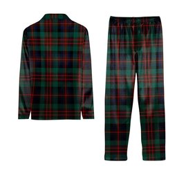 ScotsTee Shop Scottish McDuff Hunting Modern Tartan Pajama Satin Velvet Flannel Pajama Set