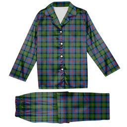 ScotsTee Shop Scottish McLennan Ancient Tartan Pajama Satin Velvet Flannel Pajama Set