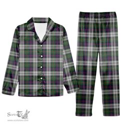ScotsTee Shop Scottish McCallum Dress Tartan Pajama Satin Velvet Flannel Pajama Set