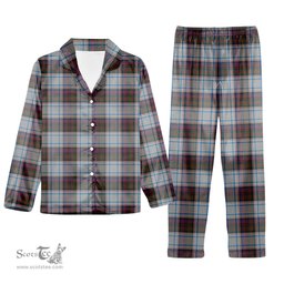 ScotsTee Shop Scottish McDonald Dress Ancient Tartan Pajama Satin Velvet Flannel Pajama Set