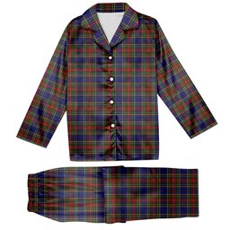 ScotsTee Shop Scottish McBeth Tartan Pajama Satin Velvet Flannel Pajama Set
