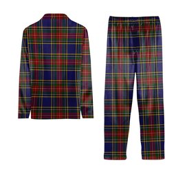 ScotsTee Shop Scottish McBeth Tartan Pajama Satin Velvet Flannel Pajama Set