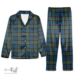 ScotsTee Shop Scottish McNeacail Hunting Tartan Pajama Satin Velvet Flannel Pajama Set