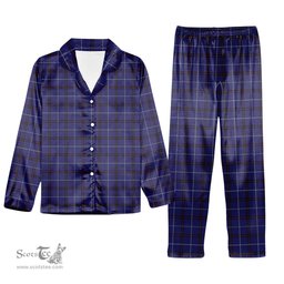 ScotsTee Shop Scottish McCallie Tartan Pajama Satin Velvet Flannel Pajama Set