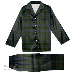 ScotsTee Shop Scottish McInnes Tartan Pajama Satin Velvet Flannel Pajama Set