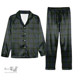 ScotsTee Shop Scottish McInnes Tartan Pajama Satin Velvet Flannel Pajama Set