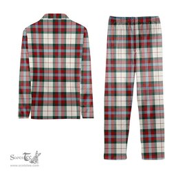 ScotsTee Shop Scottish McLean Dress Modern Tartan Pajama Satin Velvet Flannel Pajama Set