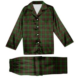 ScotsTee Shop Scottish McFie Hunting Tartan Pajama Satin Velvet Flannel Pajama Set