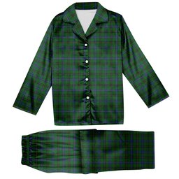 ScotsTee Shop Scottish McKendrick Tartan Pajama Satin Velvet Flannel Pajama Set