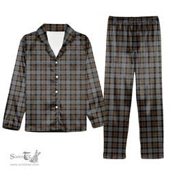ScotsTee Shop Scottish McKay Weathered Tartan Pajama Satin Velvet Flannel Pajama Set