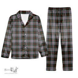 ScotsTee Shop Scottish McDuff Dress Tartan Pajama Satin Velvet Flannel Pajama Set