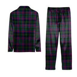 ScotsTee Shop Scottish McLachlan Hunting Tartan Pajama Satin Velvet Flannel Pajama Set