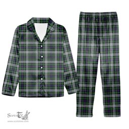 ScotsTee Shop Scottish McKenzie Dress Tartan Pajama Satin Velvet Flannel Pajama Set
