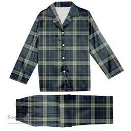 ScotsTee Shop Scottish McInnes Dress Tartan Pajama Satin Velvet Flannel Pajama Set