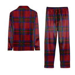 ScotsTee Shop Scottish McGillivray Tartan Pajama Satin Velvet Flannel Pajama Set