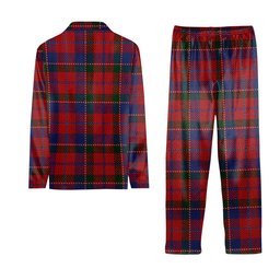 ScotsTee Shop Scottish McDonald of Glenaladale Tartan Pajama Satin Velvet Flannel Pajama Set