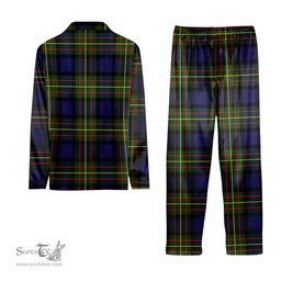 ScotsTee Shop Scottish McLaren Modern Tartan Pajama Satin Velvet Flannel Pajama Set