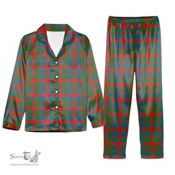 ScotsTee Shop Scottish McGowan Ancient Tartan Pajama Satin Velvet Flannel Pajama Set