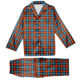 ScotsTee Shop Scottish McLachlan Ancient Tartan Pajama Satin Velvet Flannel Pajama Set