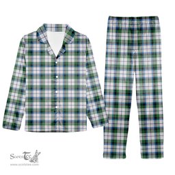 ScotsTee Shop Scottish Mcnaghten Dress Ancient Tartan Pajama Satin Velvet Flannel Pajama Set